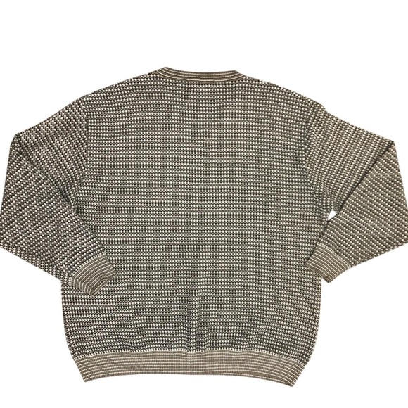 Vintage Toscano Men’s Cotton Tweed Made in Italy V-Neck Pullover Sweater Size XL - Picture 6 of 7